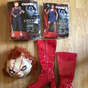 Chucky costume men’s xL , good condition .